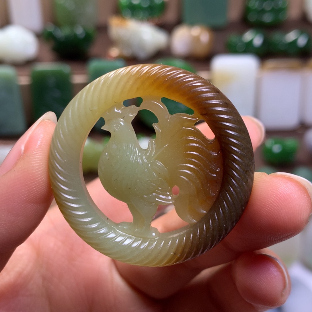 和田玉挂件未镶嵌