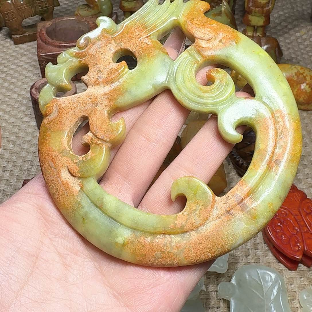 白玉菩提吊坠挂件
