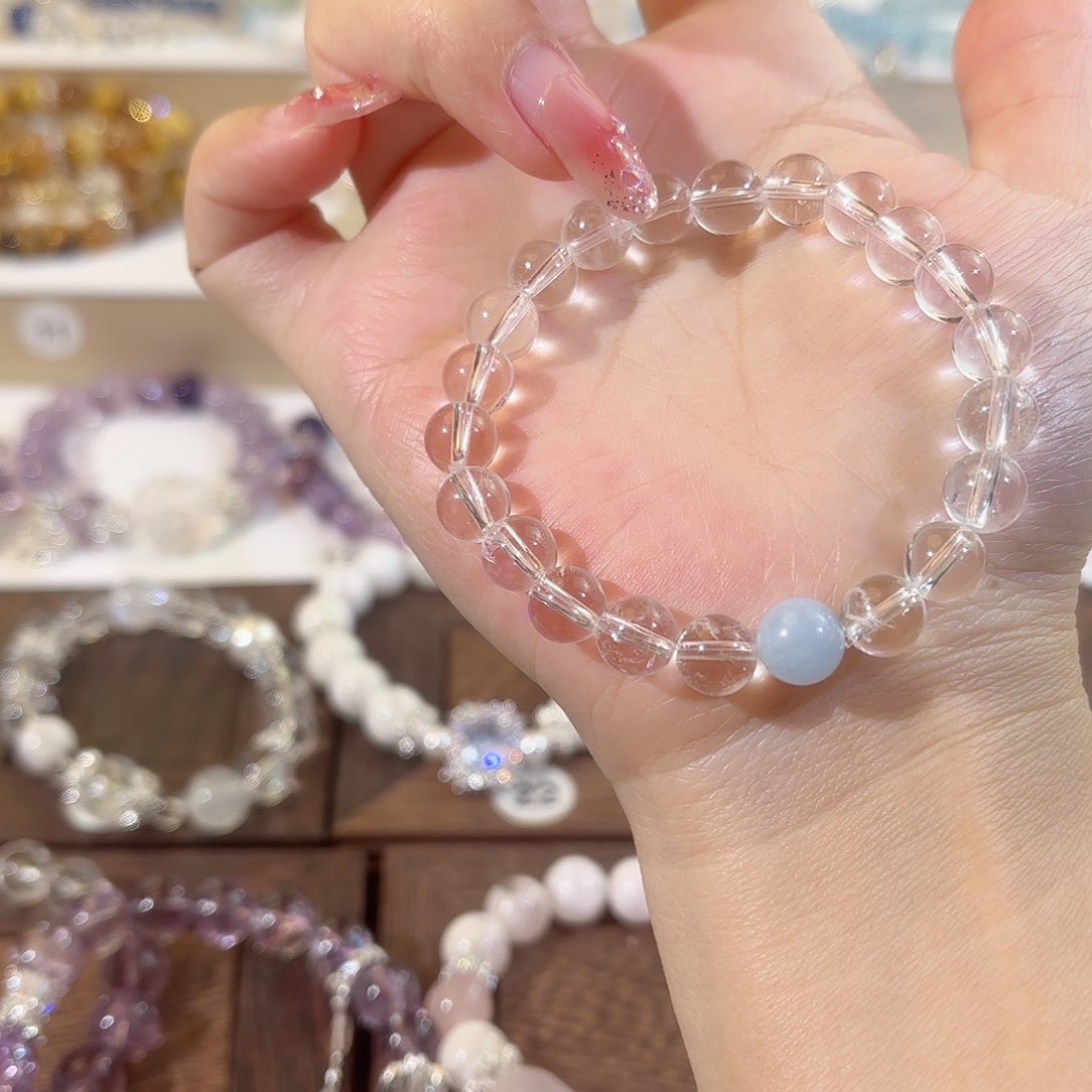 水晶手链未镶嵌露思同款