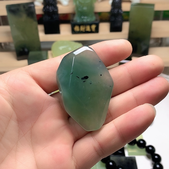 未镶嵌岫玉手把件岫玉