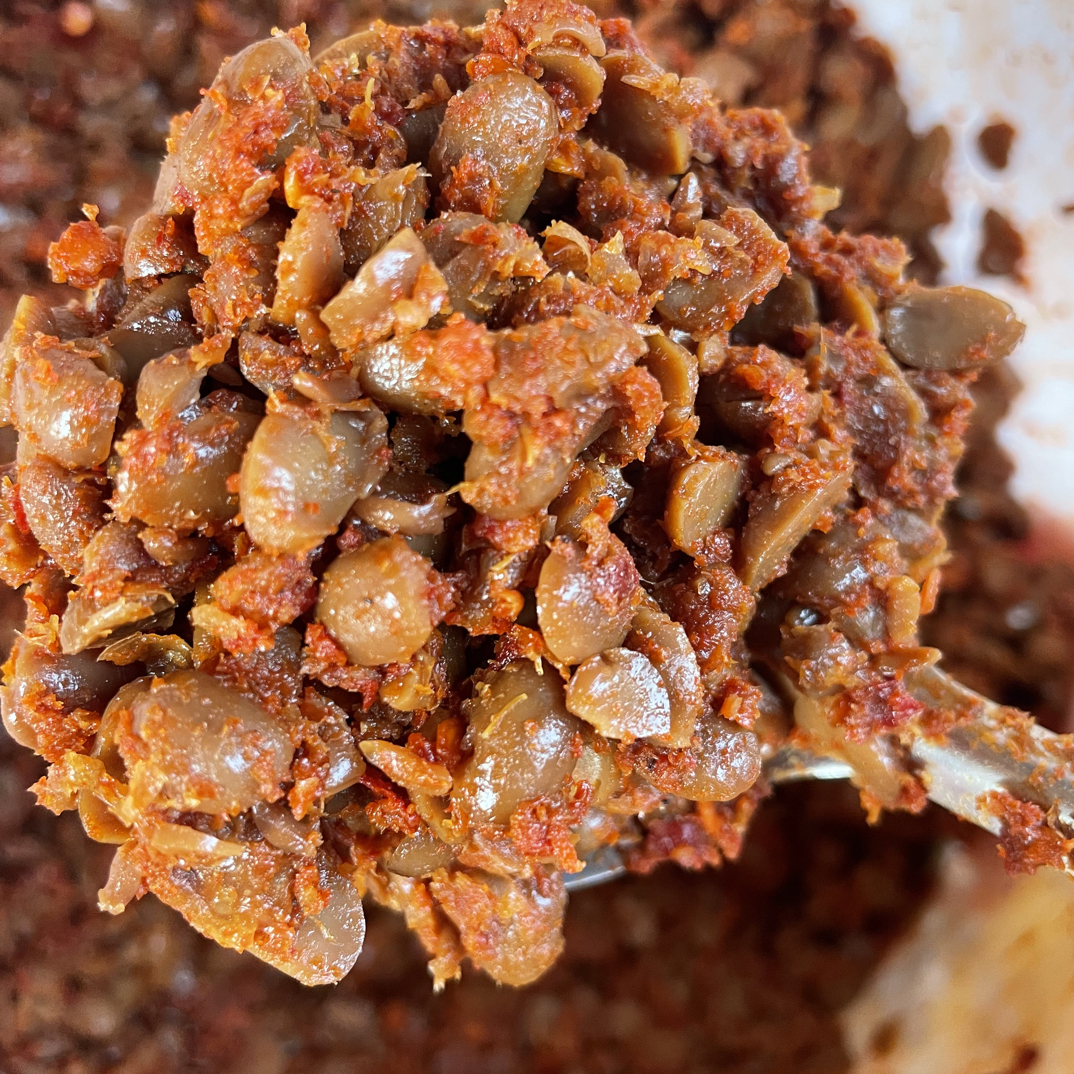 山茶油腊八豆香辣开胃农家豆子霉豆子