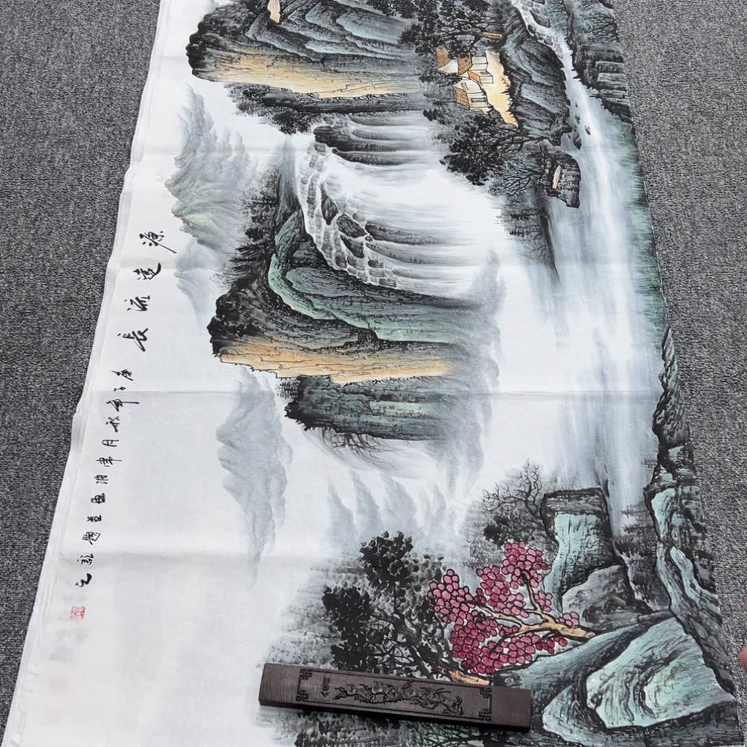 星***7国画卖字画的小老板