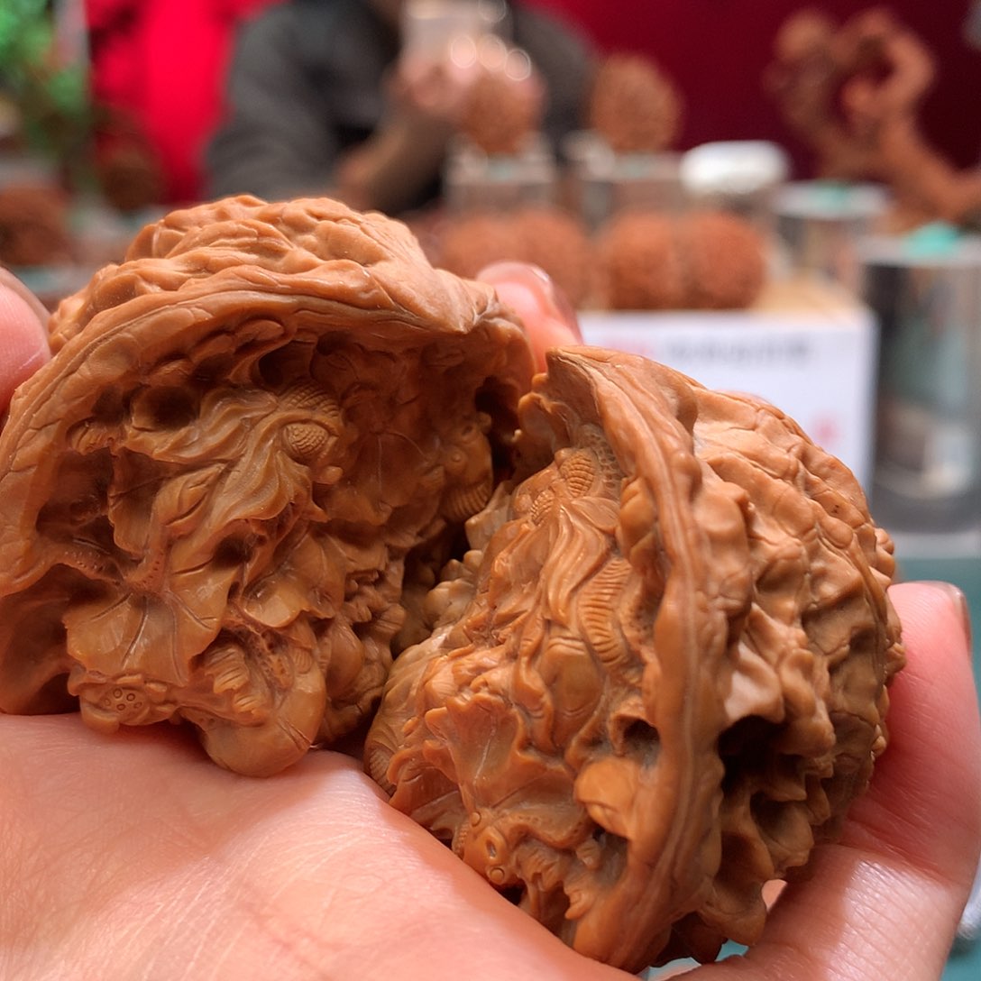 文玩核桃把件———————