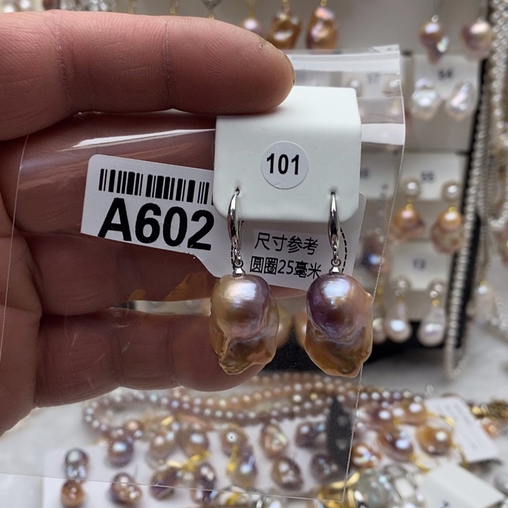 颈饰钛钢淡水珍珠602