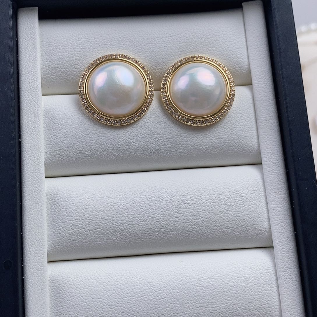 耳饰拼合珍珠（马贝珠）合金1