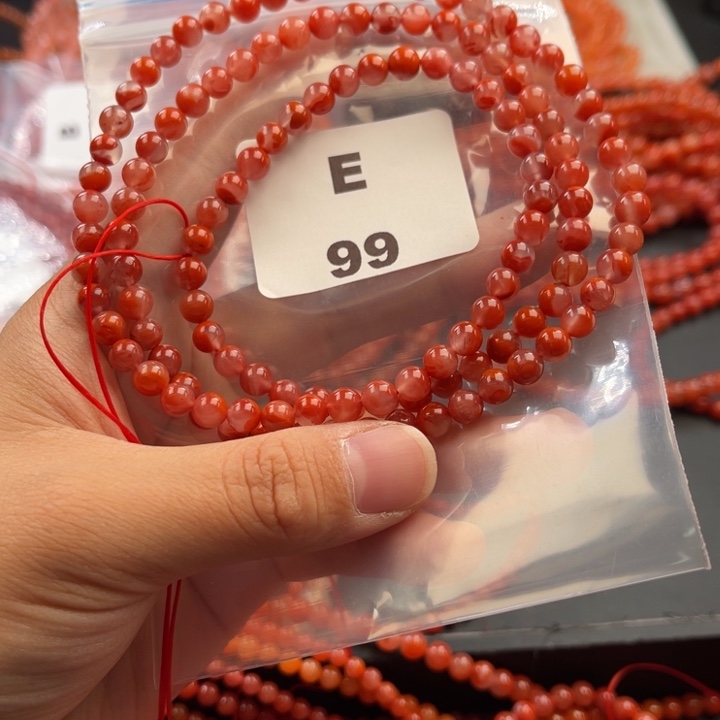 南红玛瑙未镶嵌多样性发货默认微瑕称重5mm