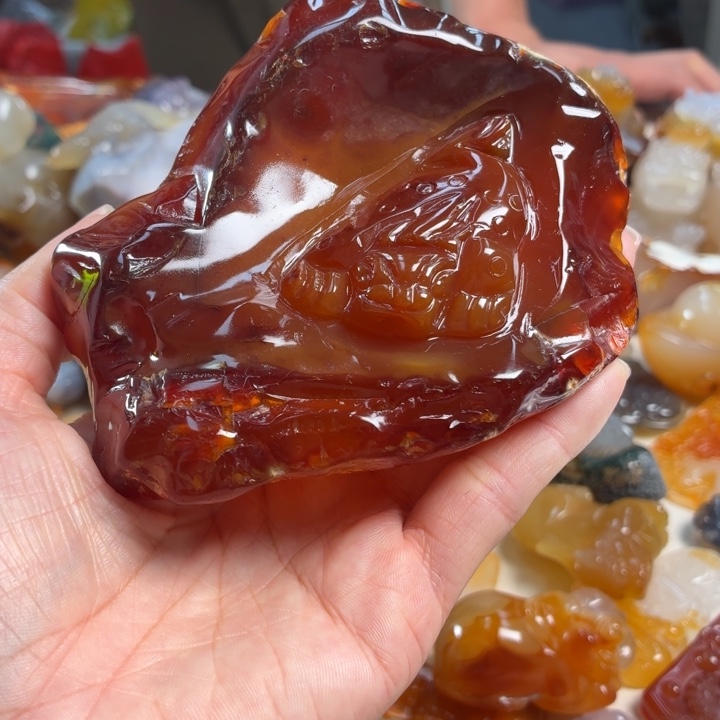 玛瑙/玉髓未镶嵌吊坠(不含链)