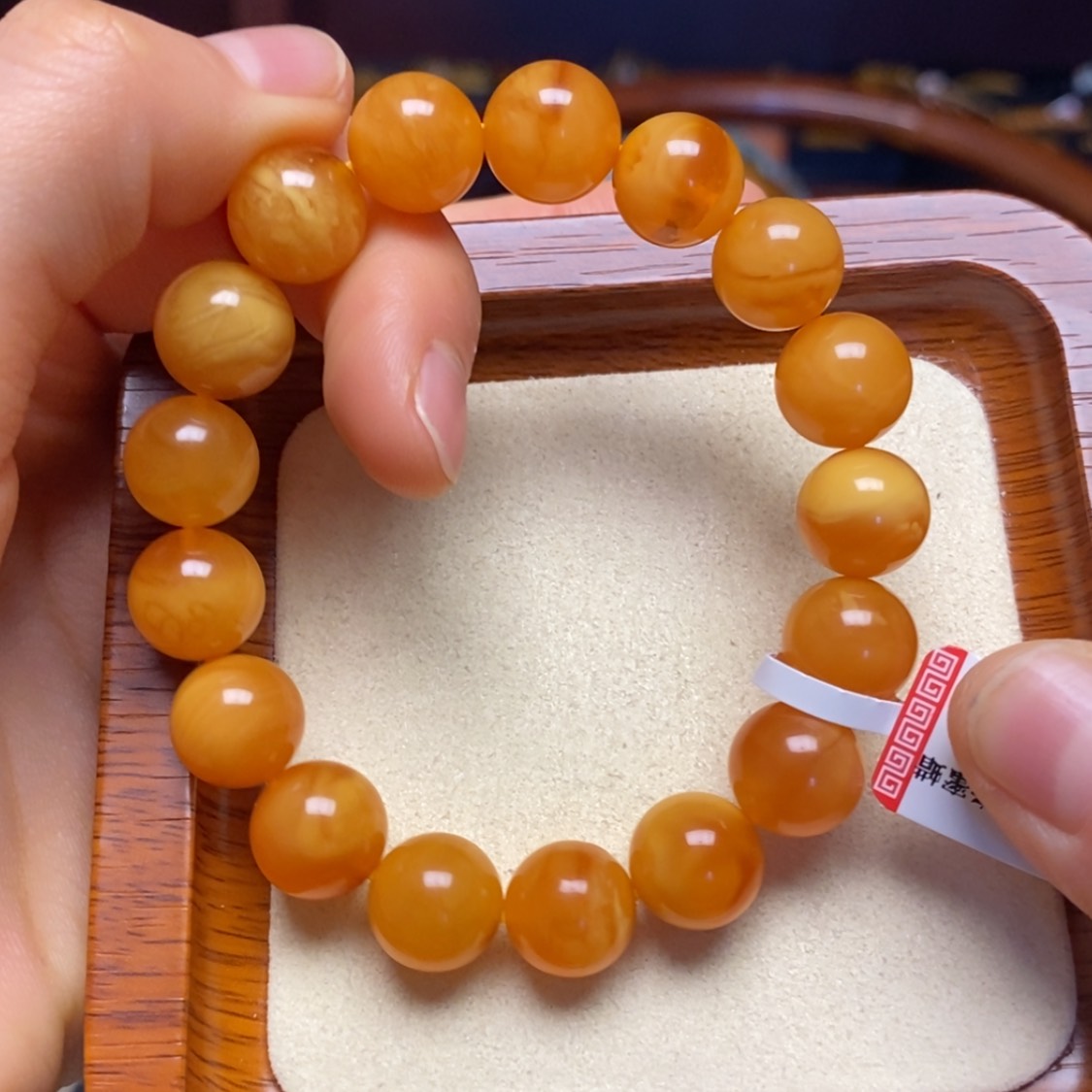 【闪购商品】蜜蜡手链未镶嵌手串