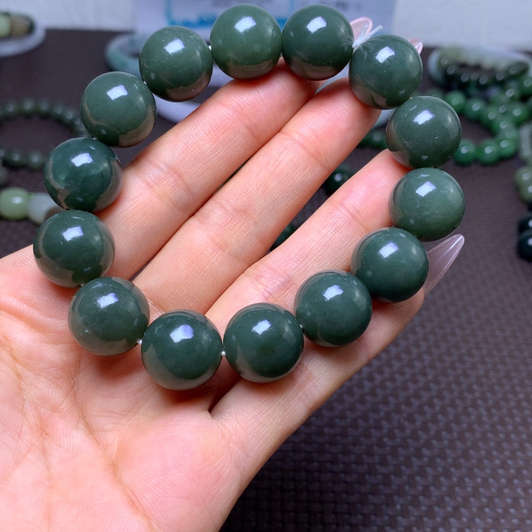 未镶嵌手串和田玉卡16