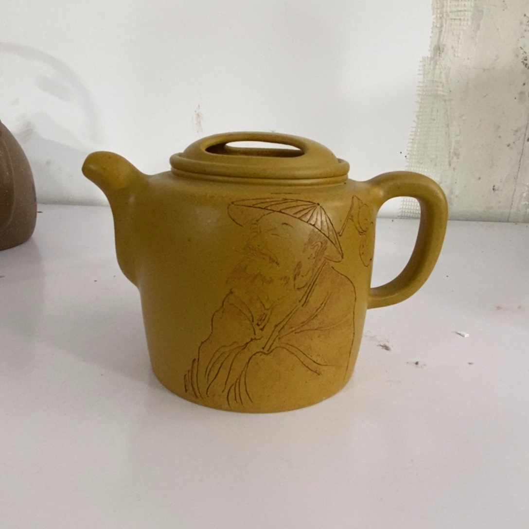 茶壶紫砂白12 高牛盖