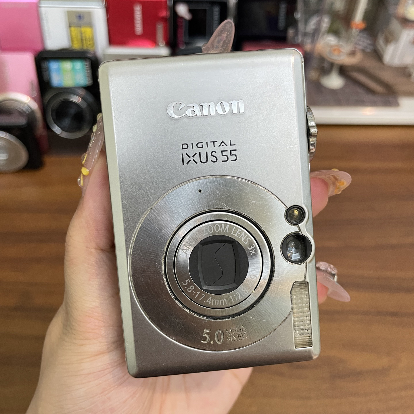 95新 Canon/佳能 IXUS55 500万像素3倍光学变焦