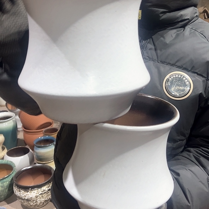 紫砂花盆高20口20————