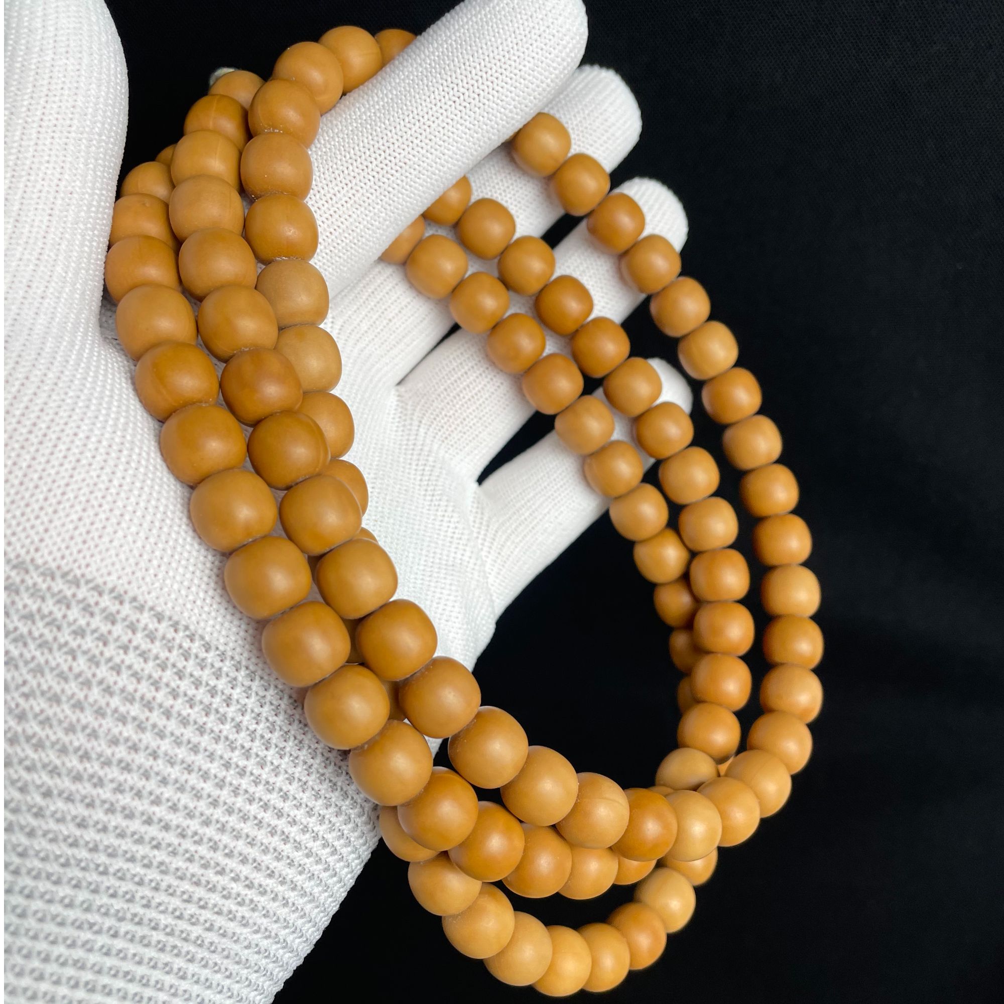 峻宸文玩—猴头核桃瑕疵老型108挂脖 介意品质勿拍 原色原生态