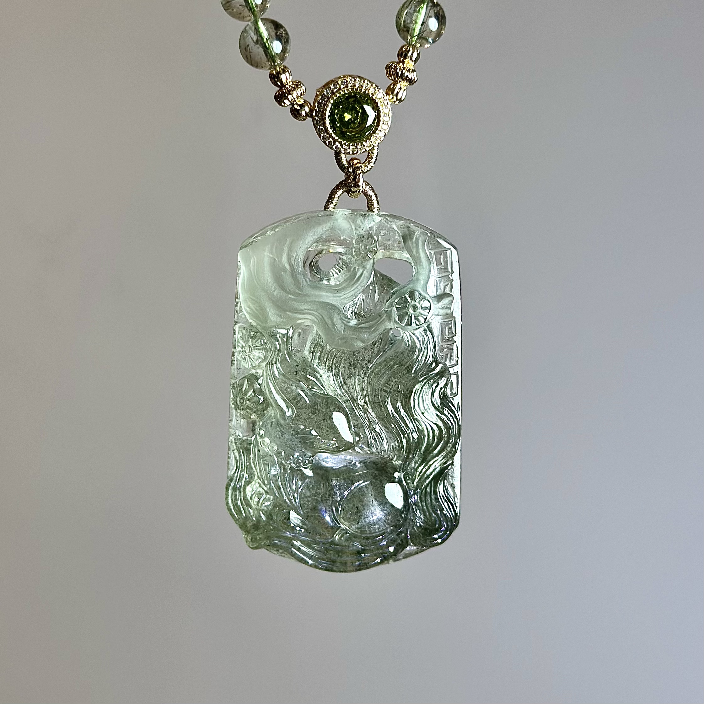 铜合金树脂项链 【黑糖KIKI原创】不同狐狸原创小众长款项链