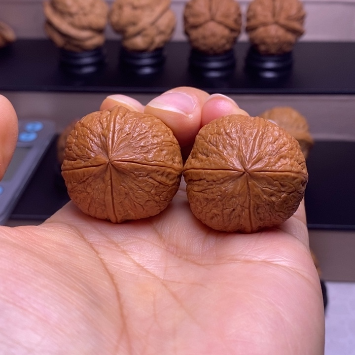 A***_把件文玩核桃骰子四楞39