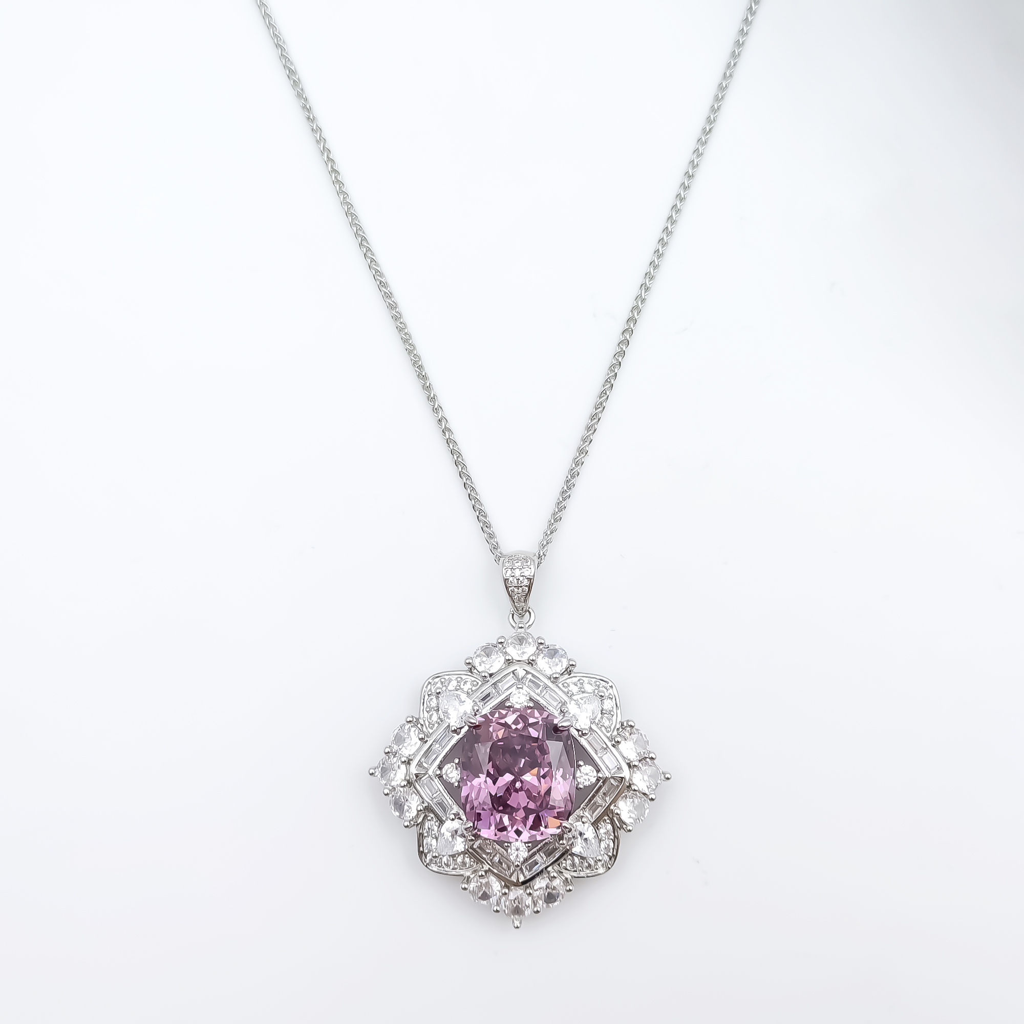 铜合金项链 VWHG-009311【素心若雪】项链气质小众百搭轻奢