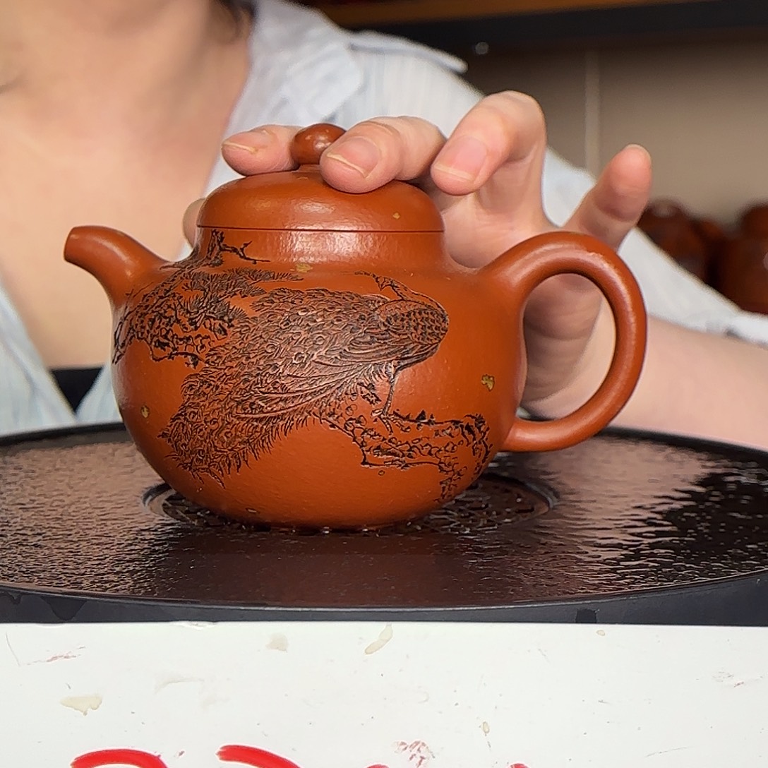 茶壶紫砂储国峰紫砂壶300cc