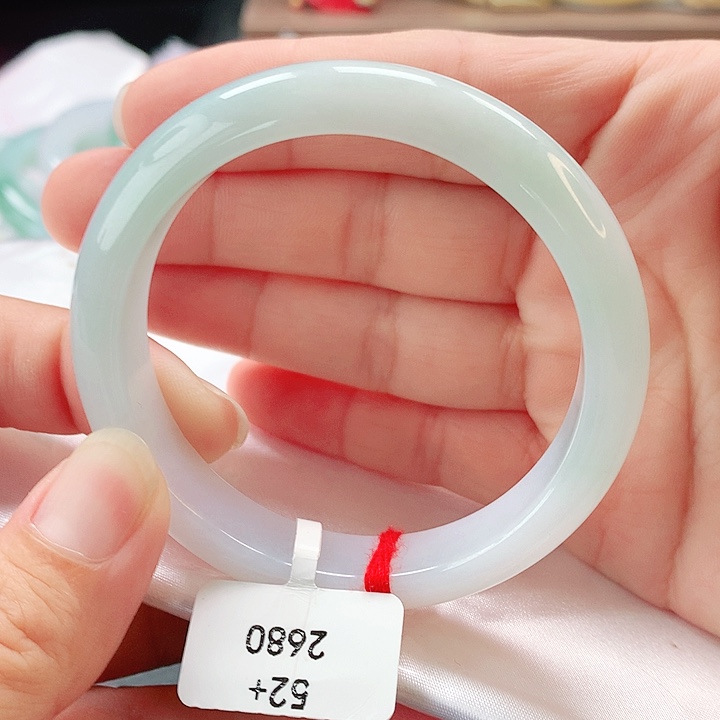 未镶嵌手镯翡翠52正