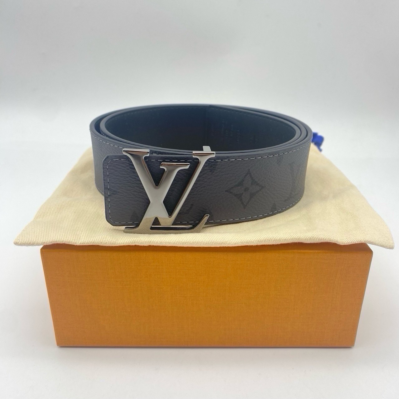 未使用 LouisVuitton/路易威登 全新枪扣黑武士100码皮带14832540