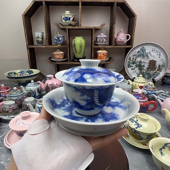 也***品陶摆件景德镇陶瓷567老厂瓷