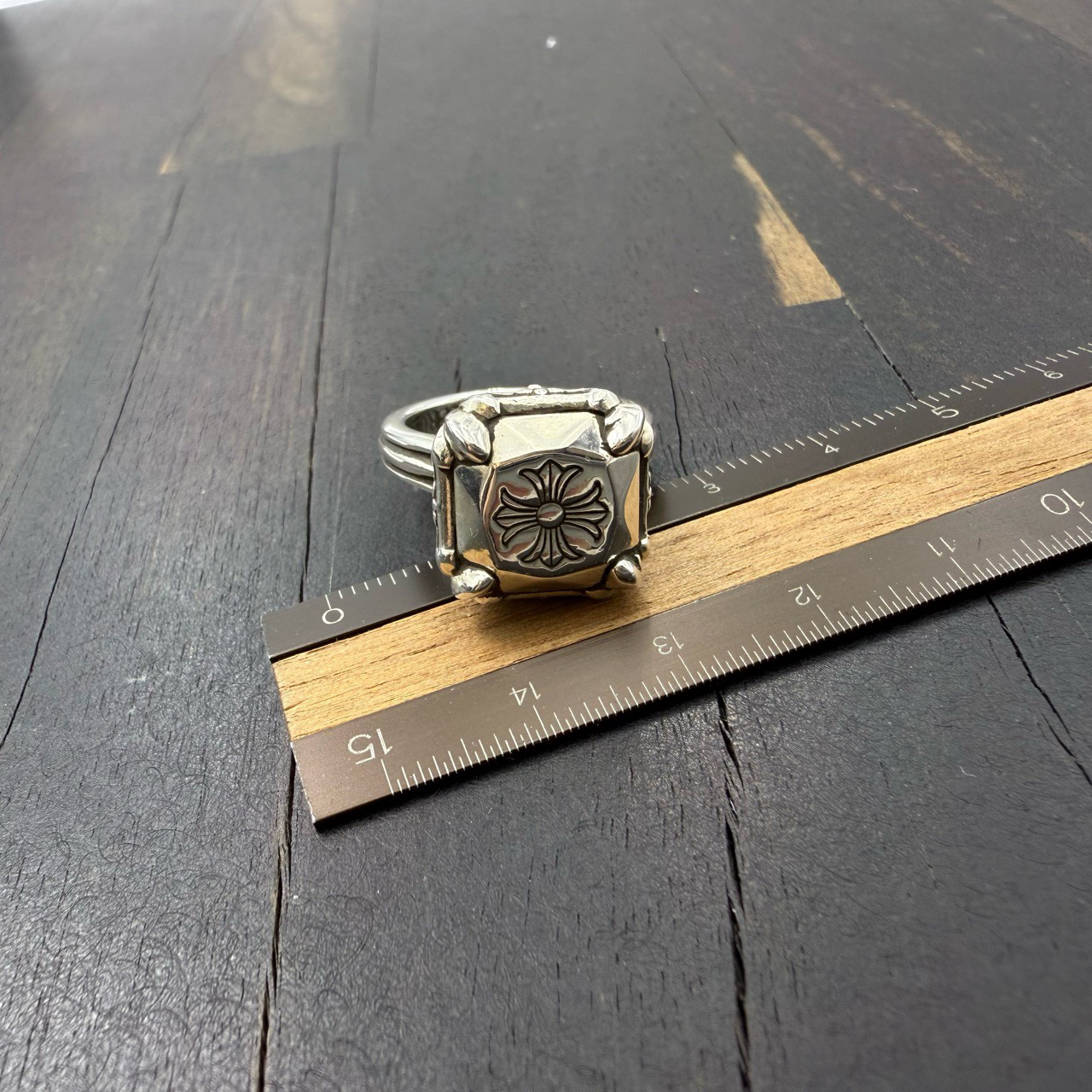 US7码 Chrome Hearts 克罗心 奶嘴戒指