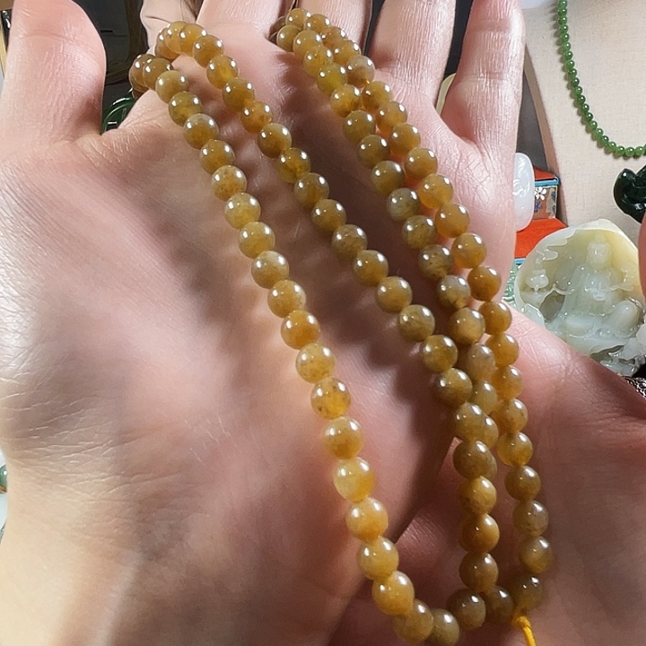 和田玉（糖玉）未镶嵌项链