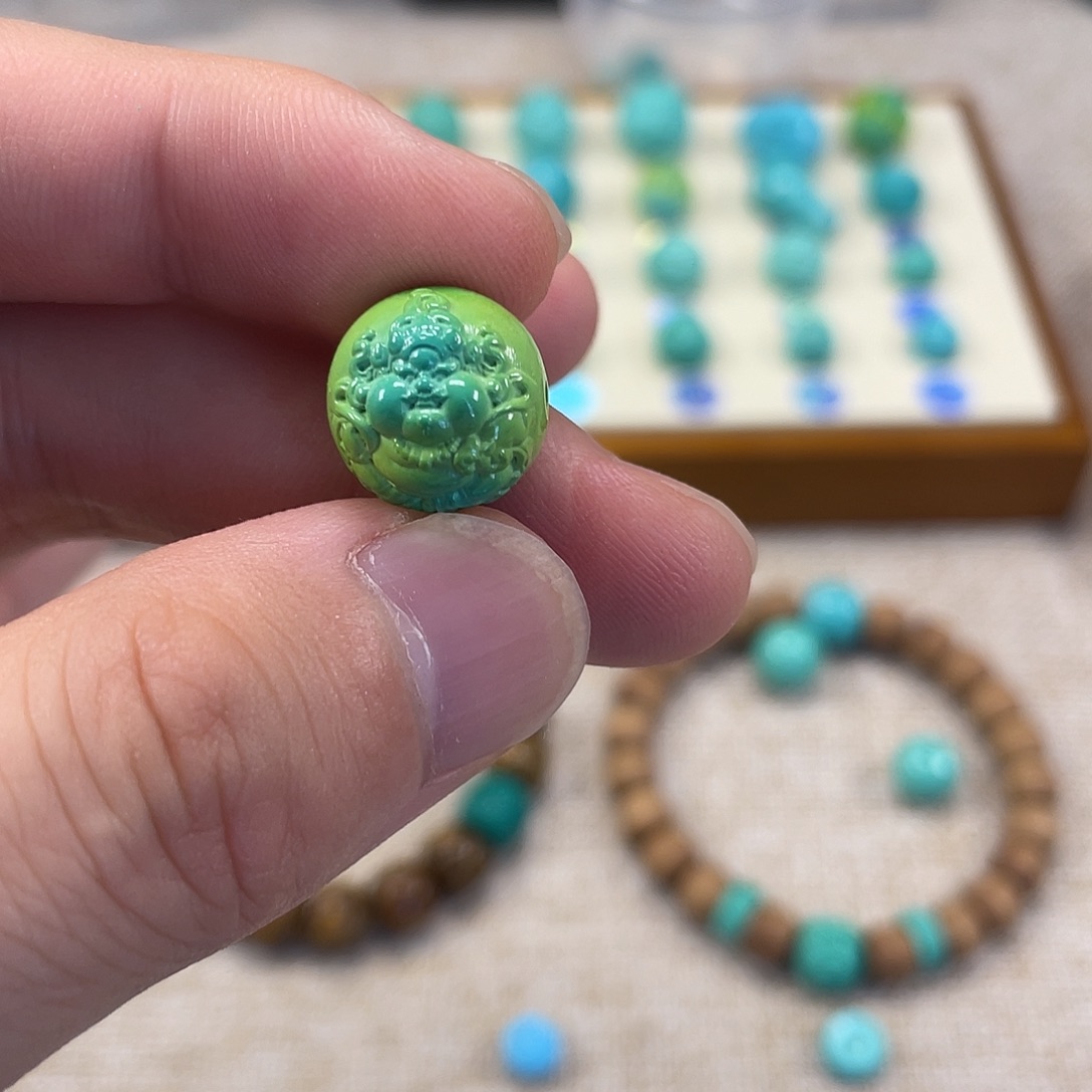 原生态湖北松配饰，直径13