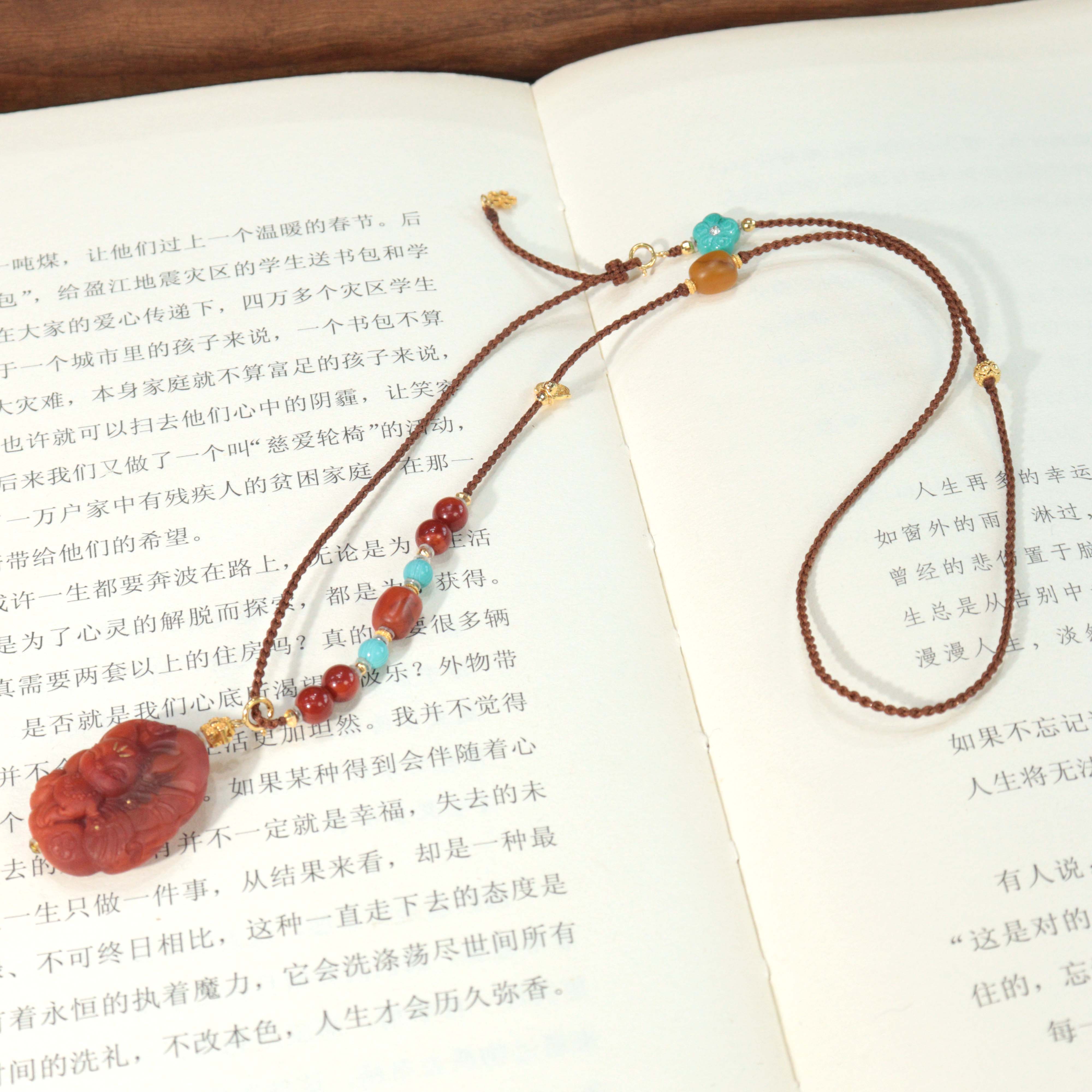 霖泽|南红狐狸18k金项链LZ2025111601