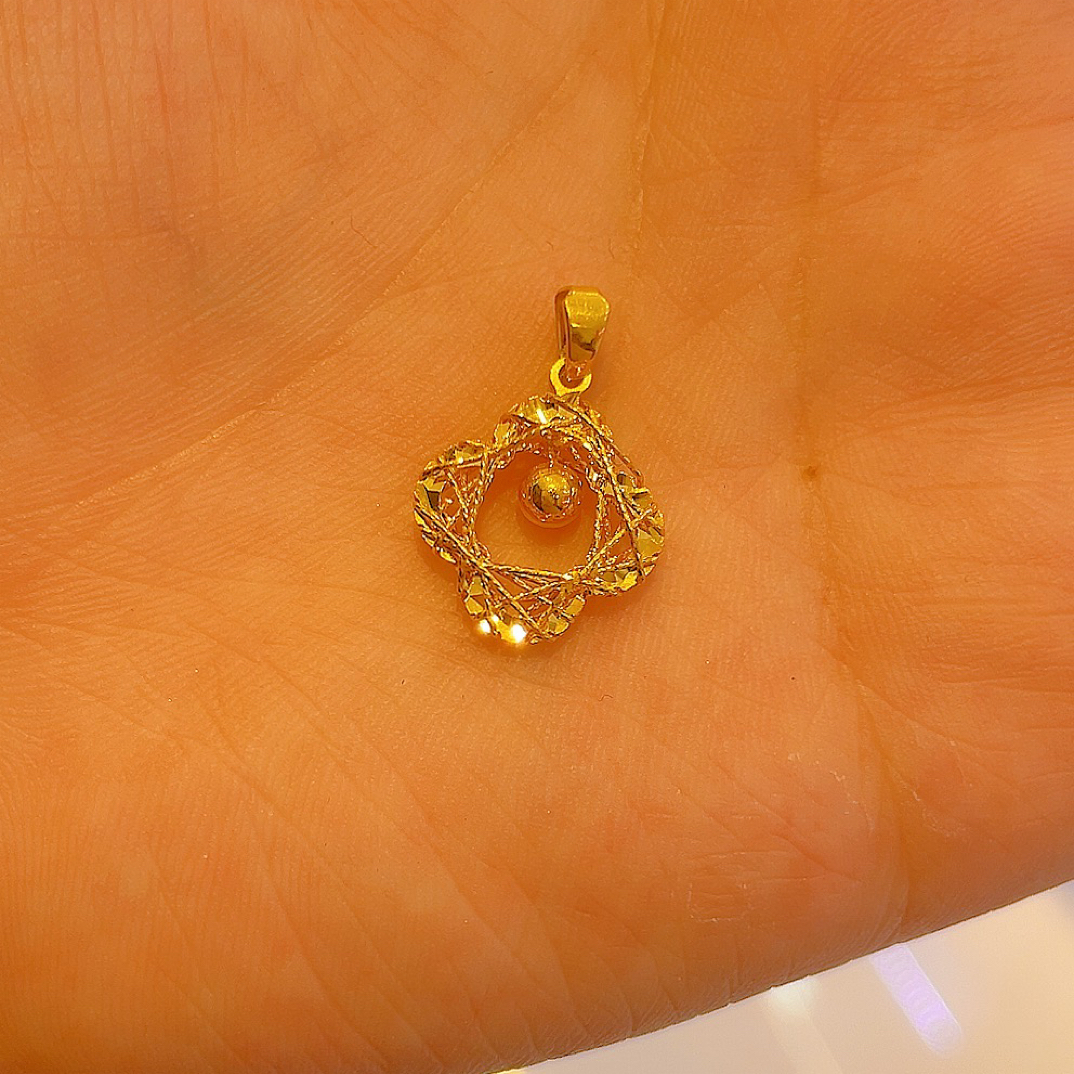 足金灵动四叶草款1.58g