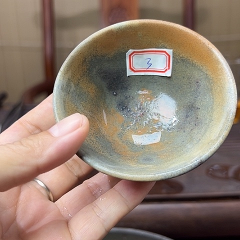 戬谷龙窑柴烧茶杯3