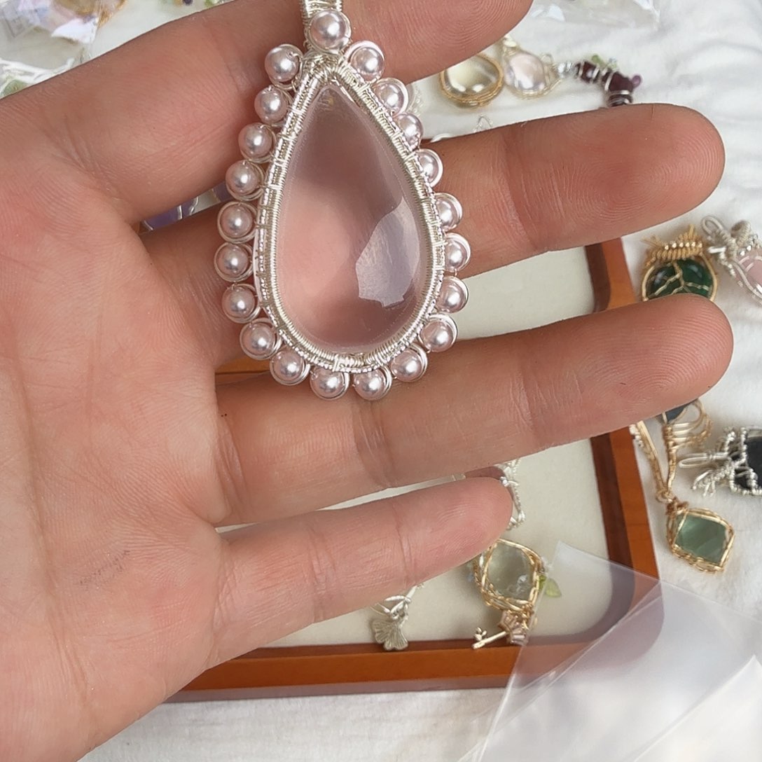 烟晶手链未镶嵌一****?粉