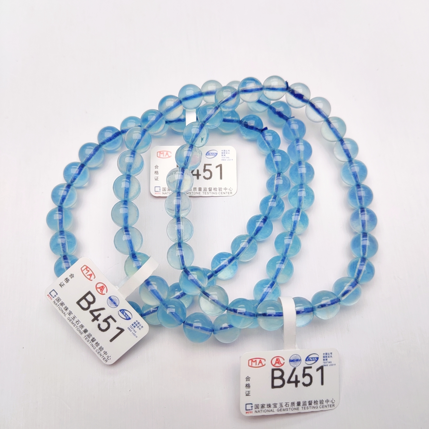 【阿波严选】魔鬼蓝/海/蓝/宝手链-B451-多样性发一