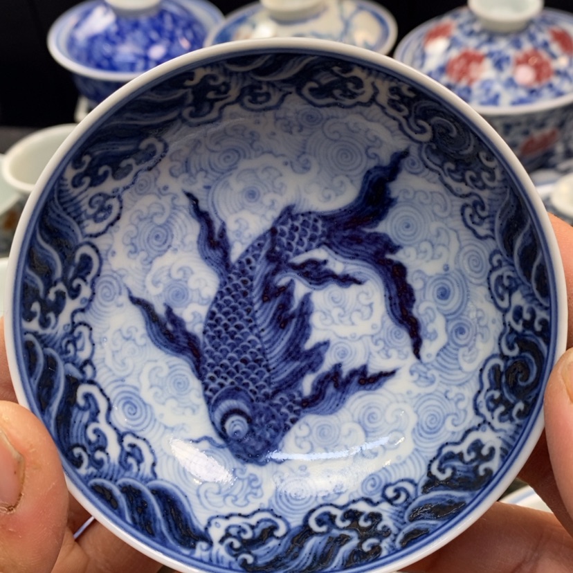 【闪购商品】景德镇青花主人杯