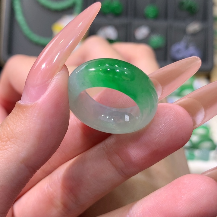 未镶嵌戒指翡翠12-13