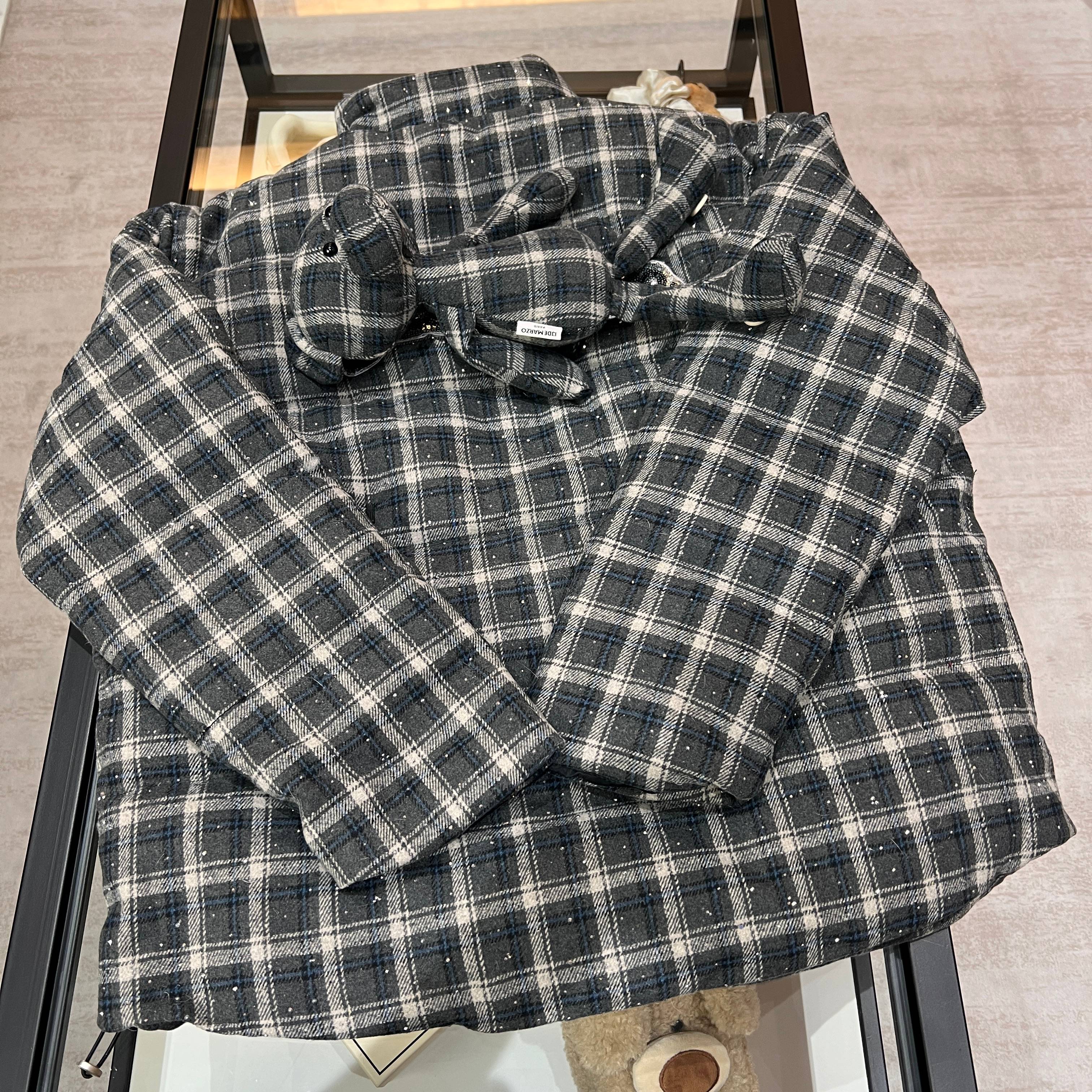 COCO AMAZING（000）格子星空羽绒服-4N112YR909