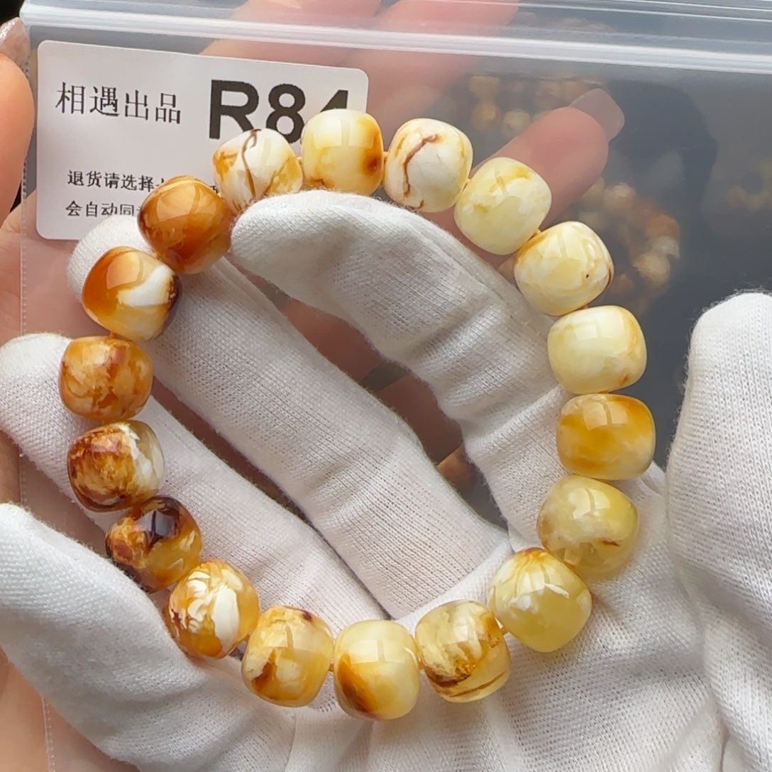 琥珀裸石未镶嵌琥珀蜜蜡