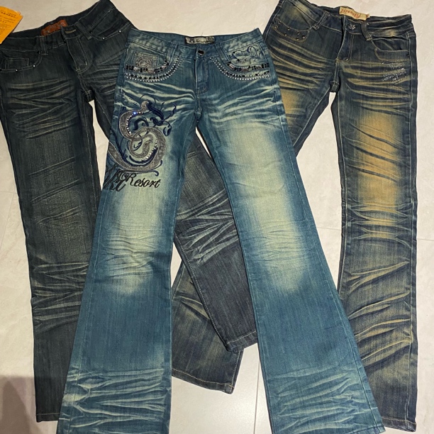 古着vintage辣妹低腰裤（完美主义慎拍