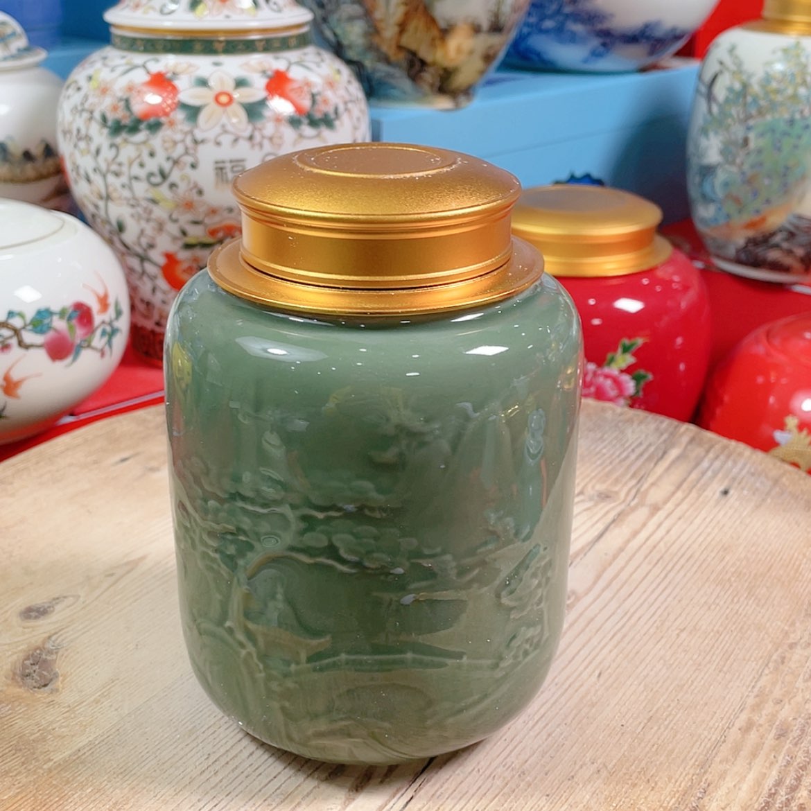 【闪购商品】罐陶瓷茶叶罐密封罐