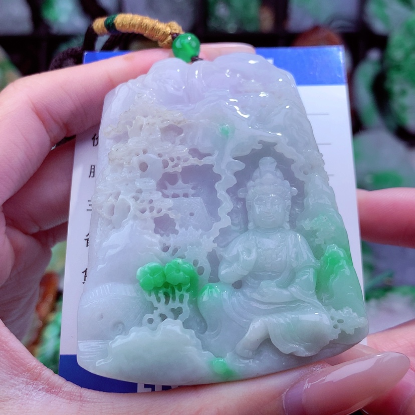 【闪购商品】翡翠颈饰未镶嵌挂件