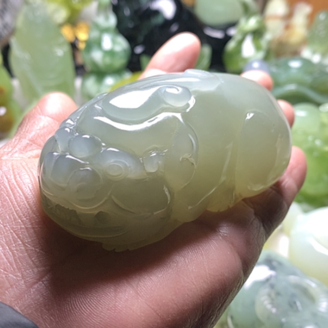 【闪购商品】合金蛇纹石玉颈饰明***好