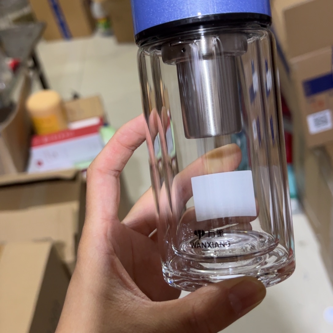 万象v161A蓝色玻璃杯210ml玻璃杯玻璃杯