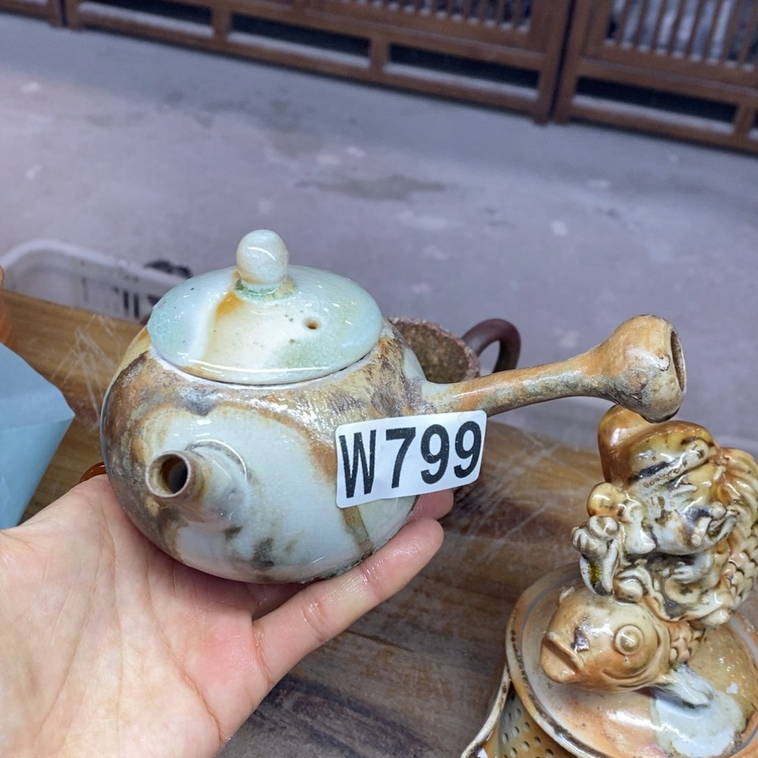 陶园柴烧 精品高货799瑕疵大瑕疵摆件
