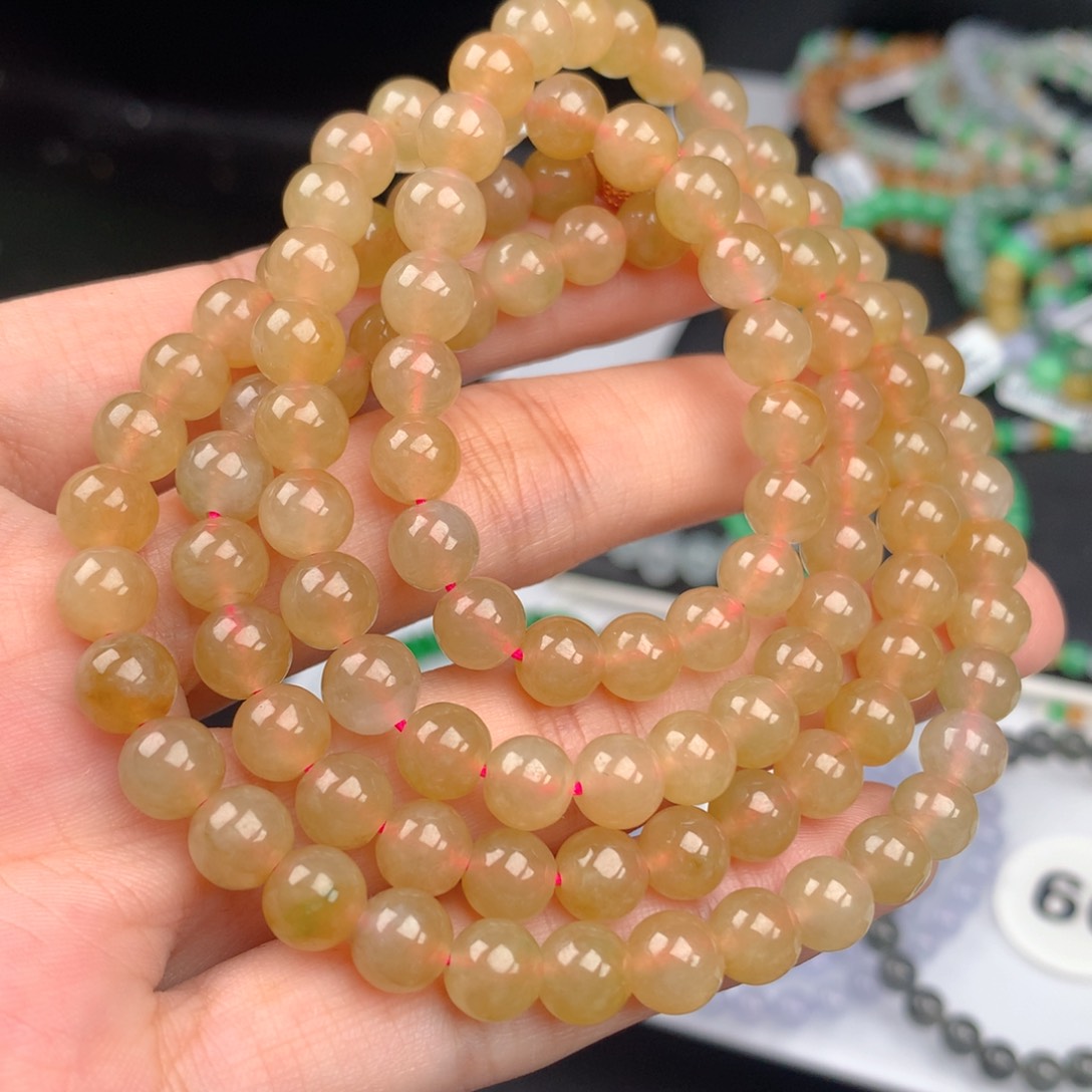 翡翠手链未镶嵌卡