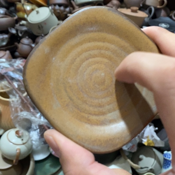 瓷片荷花的小尾巴都要