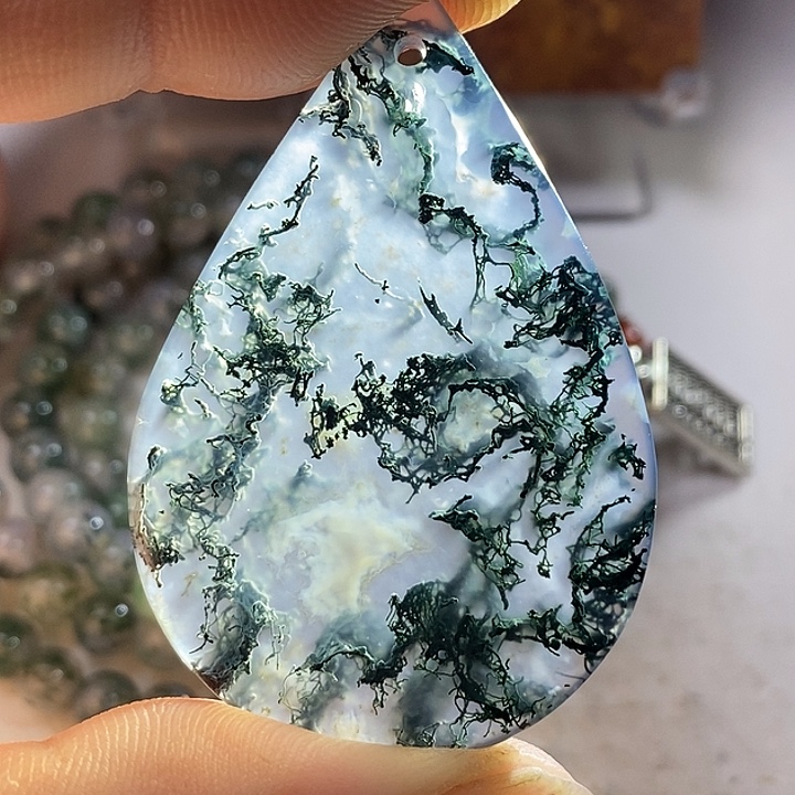 天***歌玛瑙/玉髓未镶嵌吊坠(不含链)