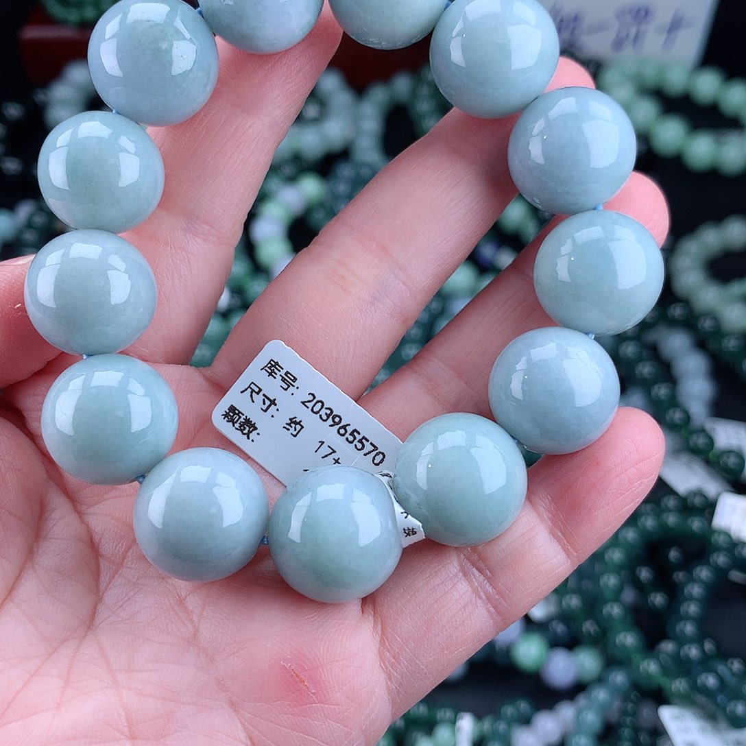 翡翠毛衣链未镶嵌