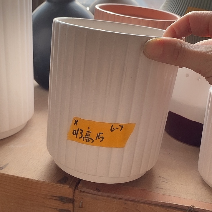 摆件陶陶盆有孔 瑕疵介意勿拍