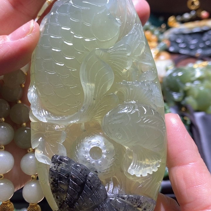 岫玉毛衣链未镶嵌