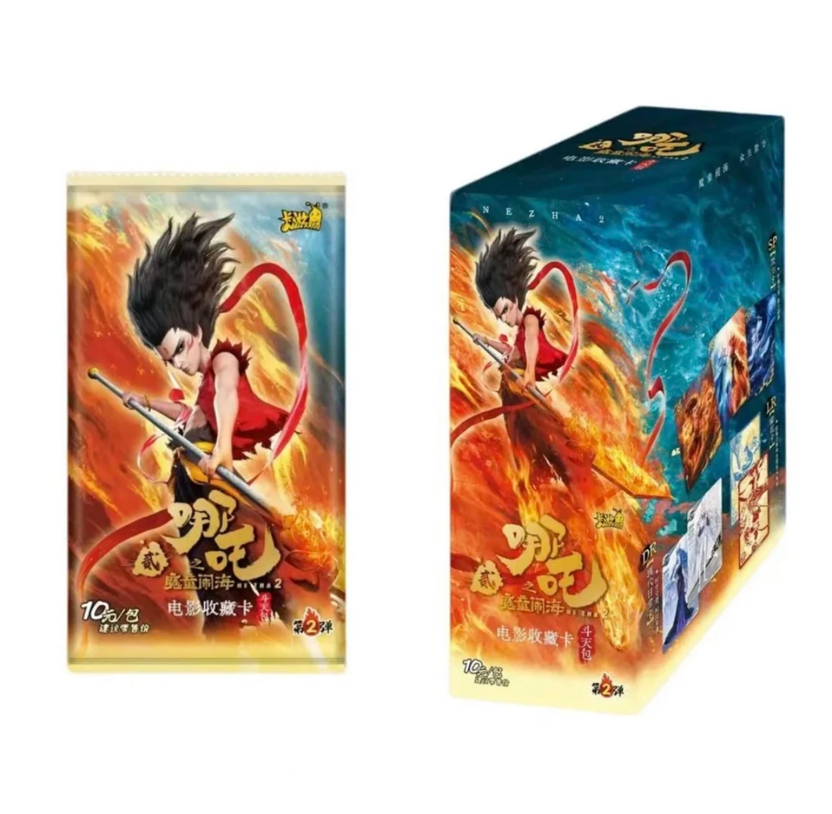 卡游【凉皮煮啵福福】哪吒斗天包二弹 盲盒卡牌（拆包）（代拆）