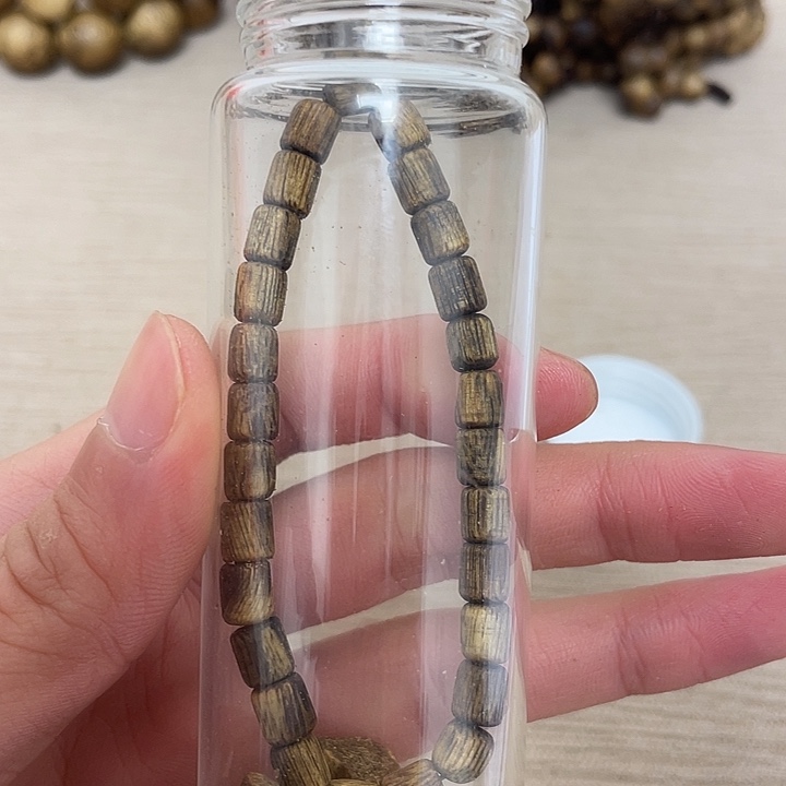 沉香手串九九沉树心油单圈